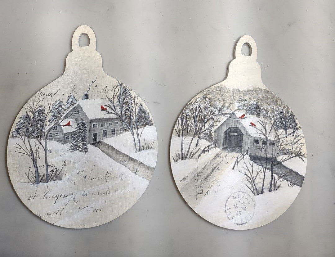 Unfinished Wood Bulb Shape - Christmas - Craft - up to 46" DIY