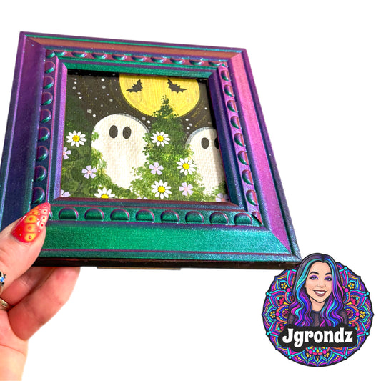 Ghost Picture Frame Painting