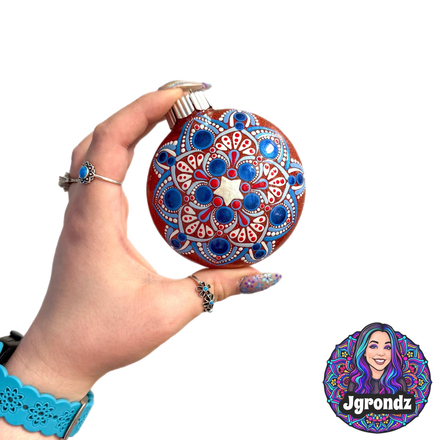 3” 250th Anniversary Mandala Ornament (Copy)