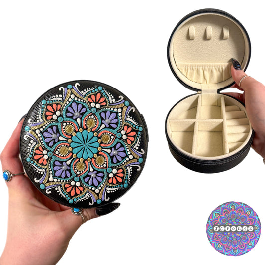 Mandala Zipper Jewelry Box