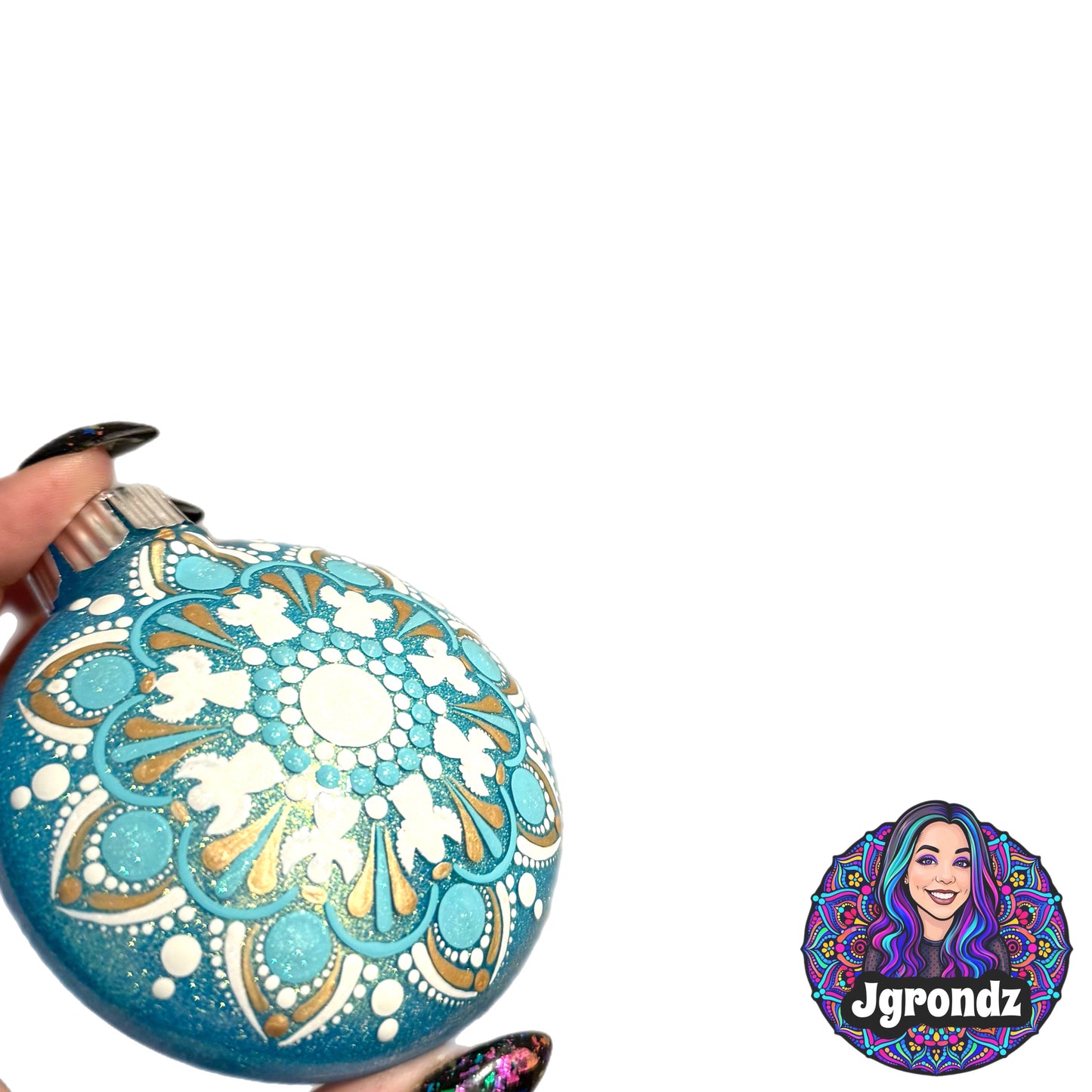 3” Angel Mandala Ornament