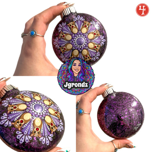 3” Deer Mandala Ornament