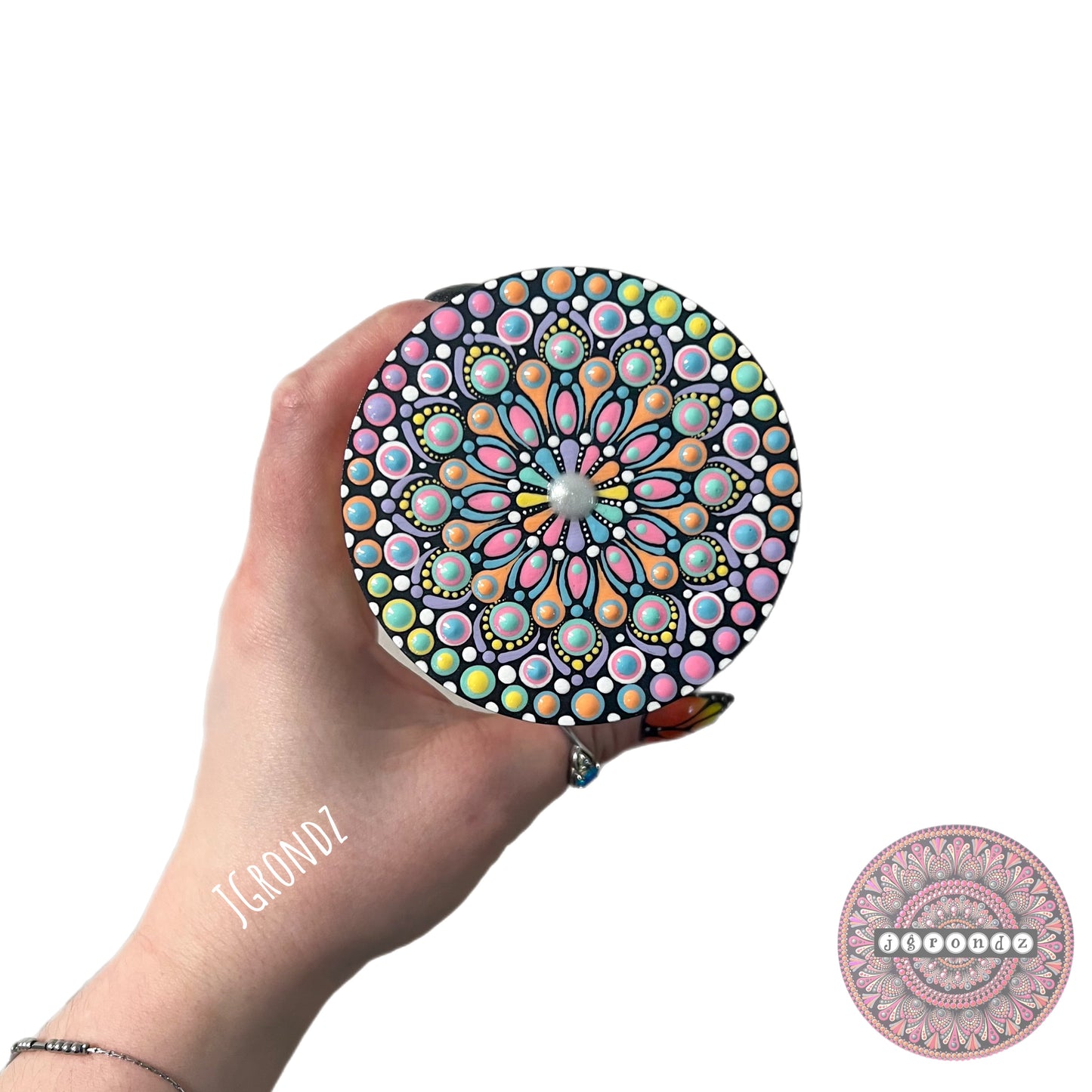 Mandala Iridescent Stash Jar