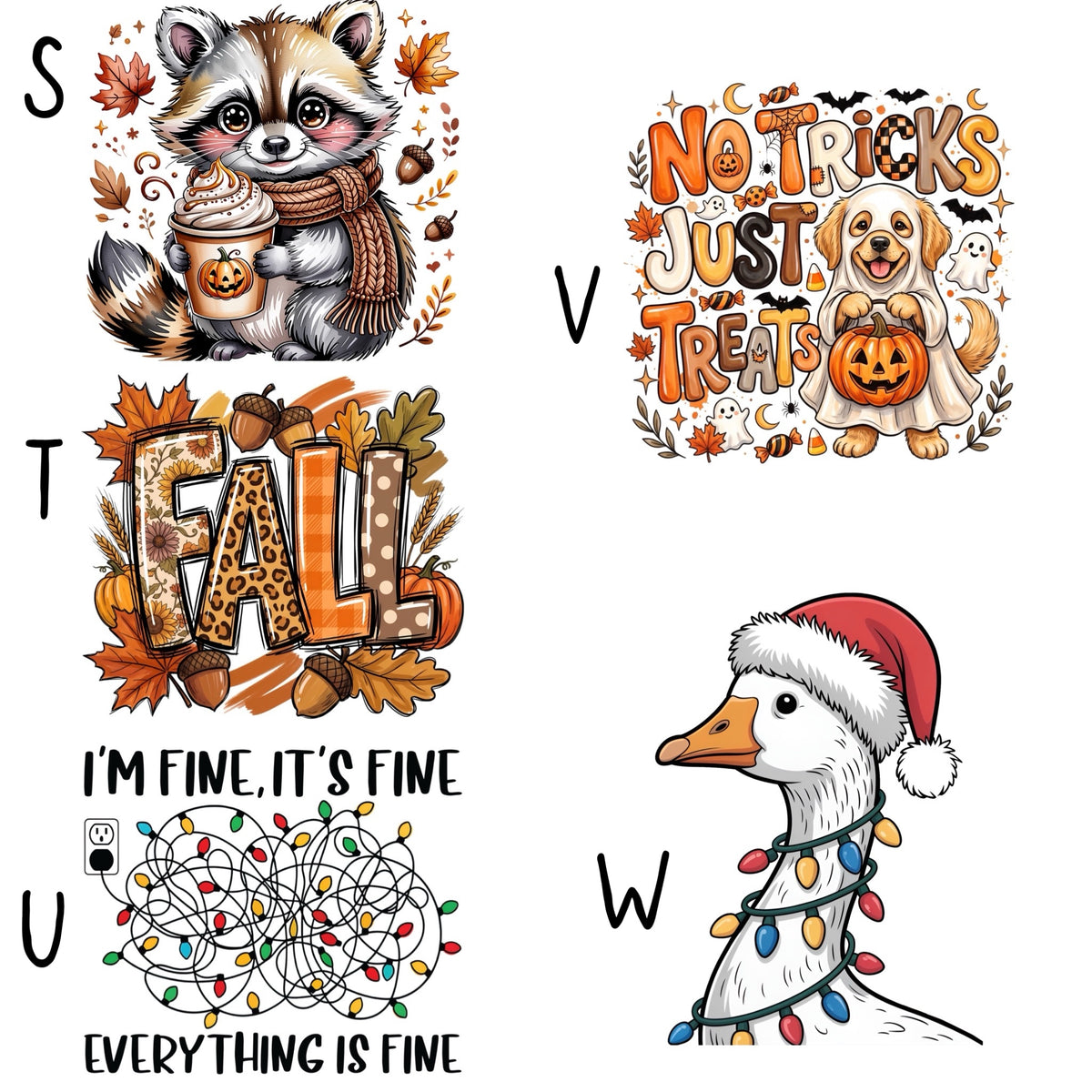 AUGUST UVDTF Decals