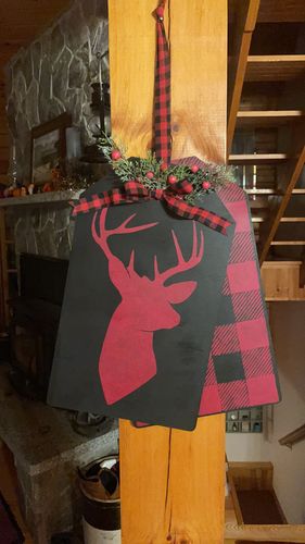 Unfinished Wood Price Tag Product Tag Silhouette - Craft- up to 46" DIY