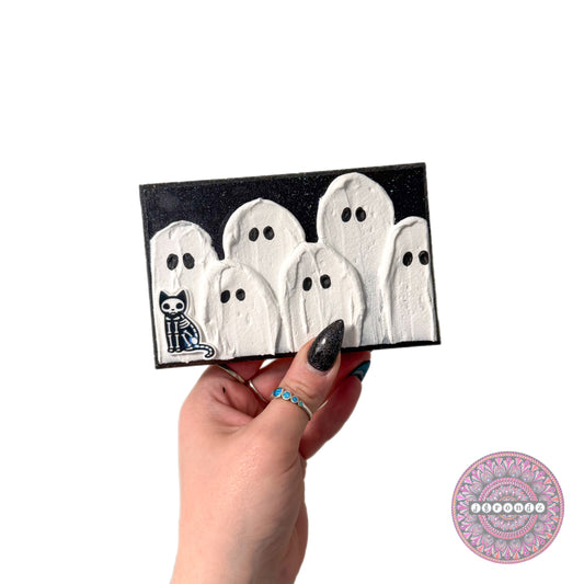 3D ghostie plaque  (5x3 rectangle)