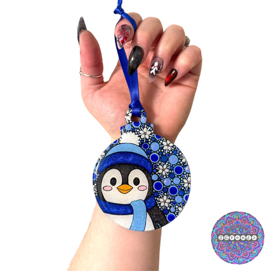 Penguin 4” Wood Ornament