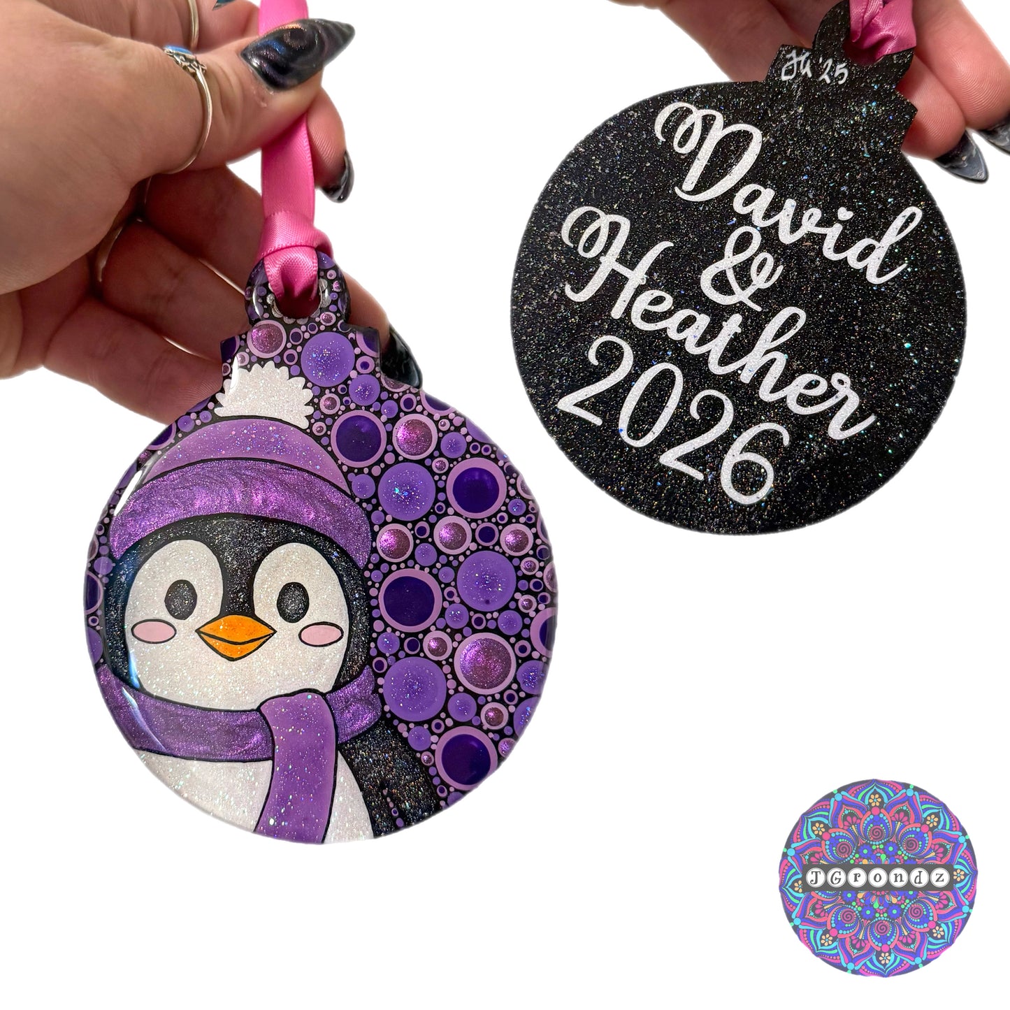 Penguin 4” Wood Ornament