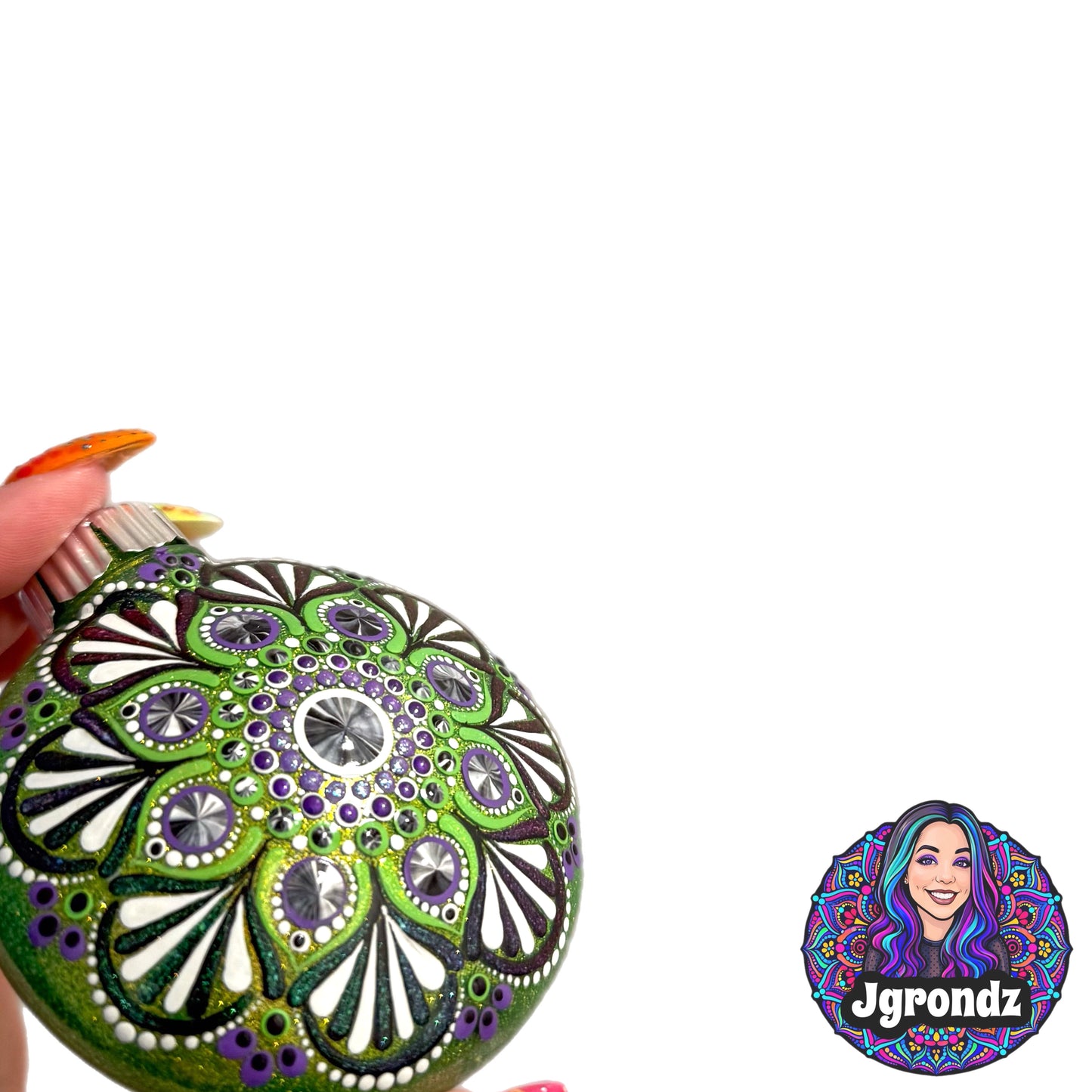 3” Halloween Mandala Ornament