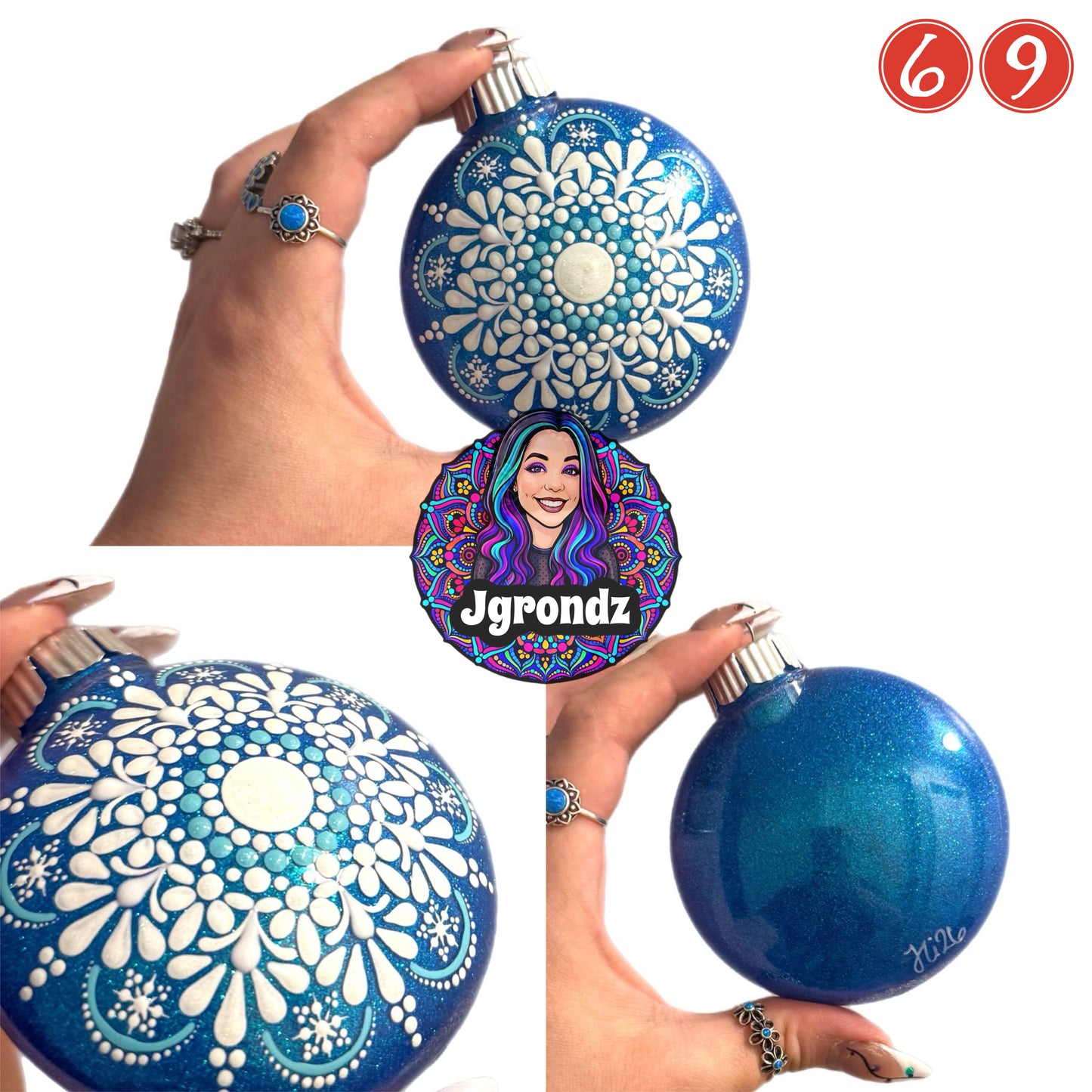 3” Mandala Ornament