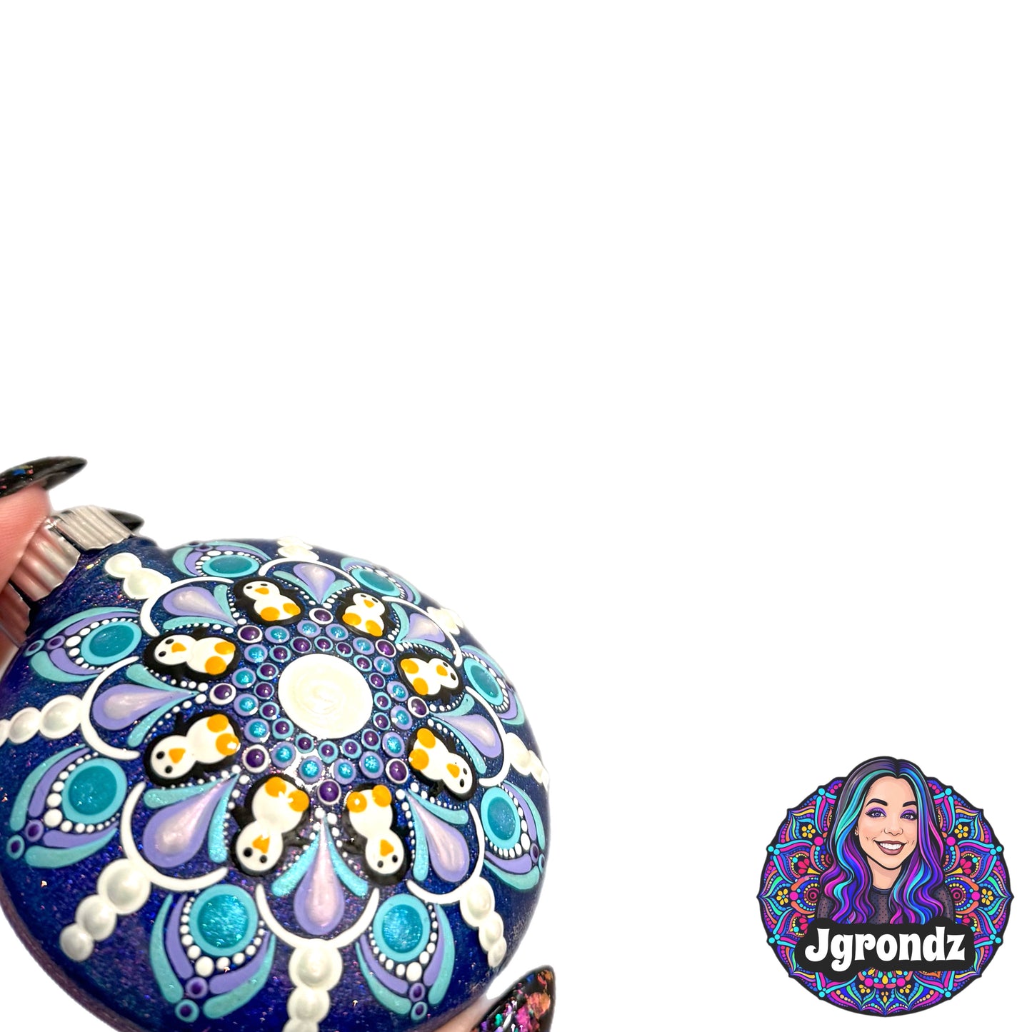 3” Penguin Mandala Ornament