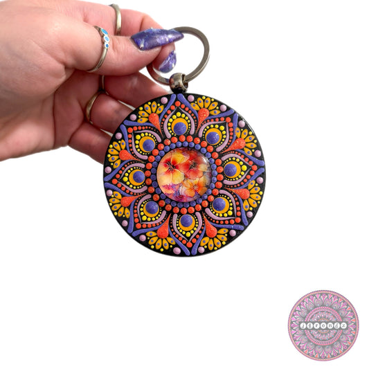 Mandala Purse Pendant 3”