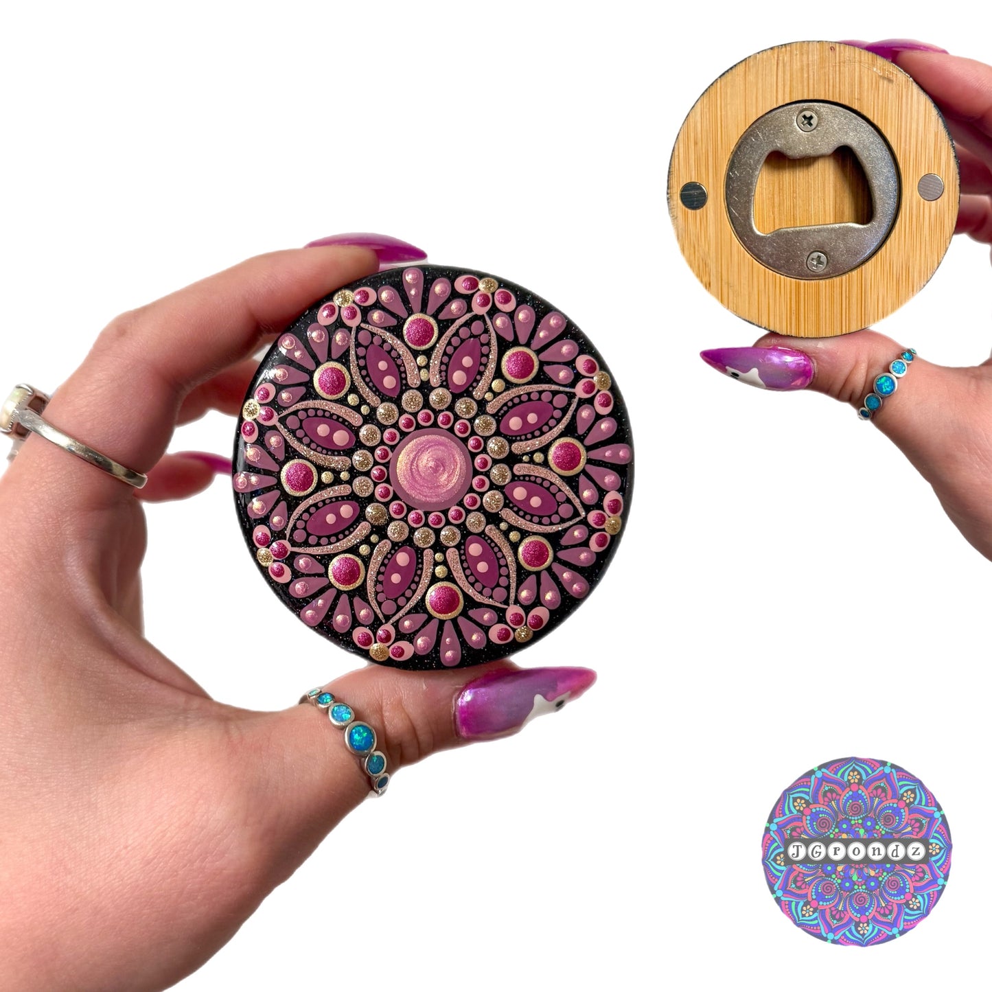 Mandala Magnet Bottle Opener