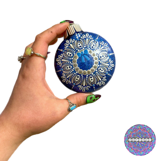 3” Wreath Mandala Glitter Ornament