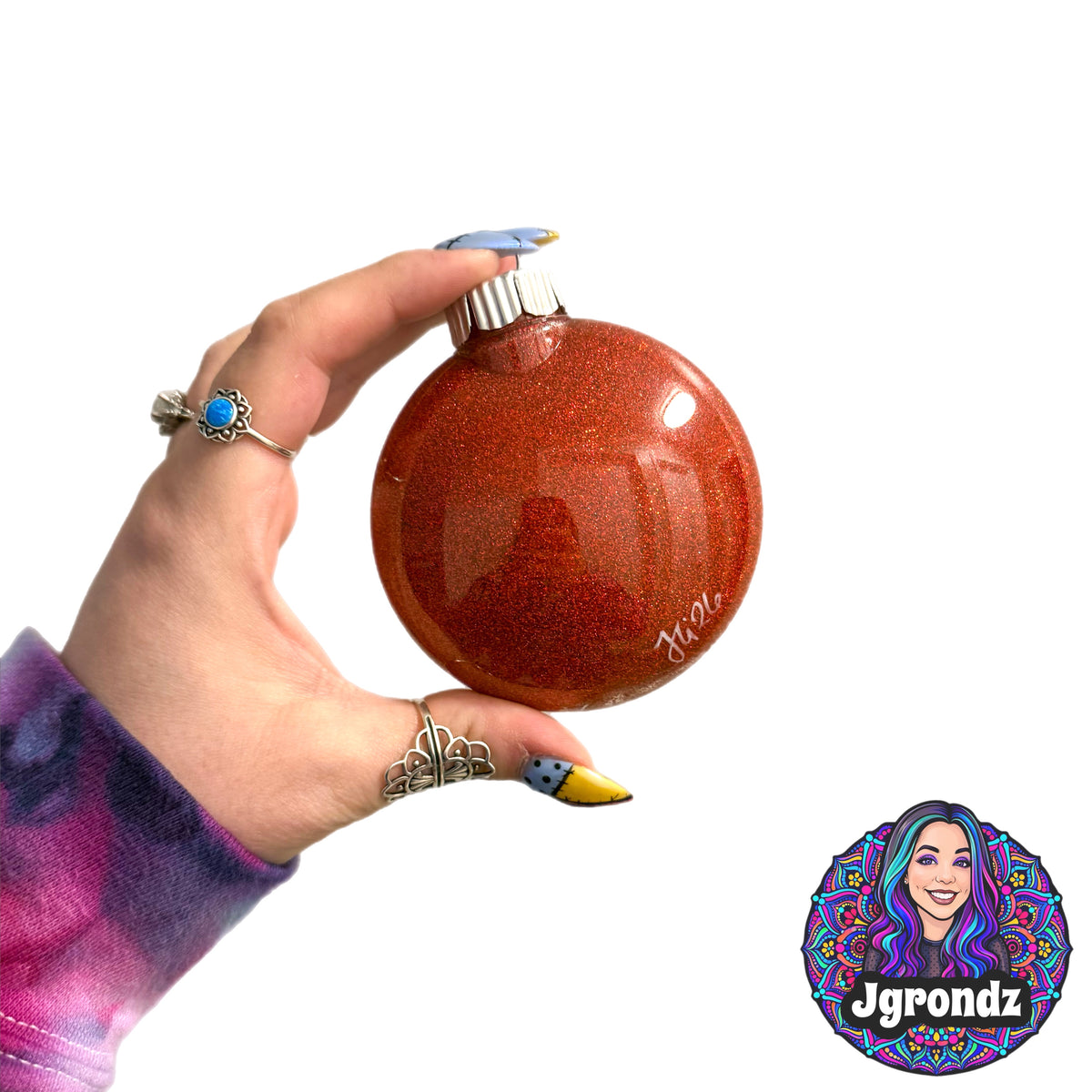 3” Melting Snowman Mandala Ornament