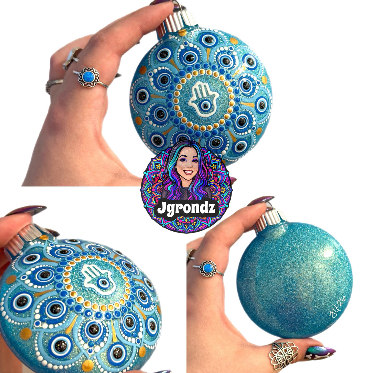 3” 🧿 🪬 Mandala Ornament