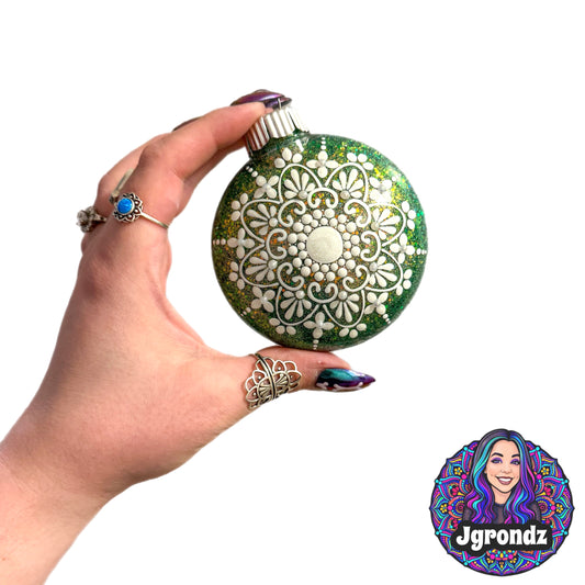 3” Snowflake Mandala Ornament