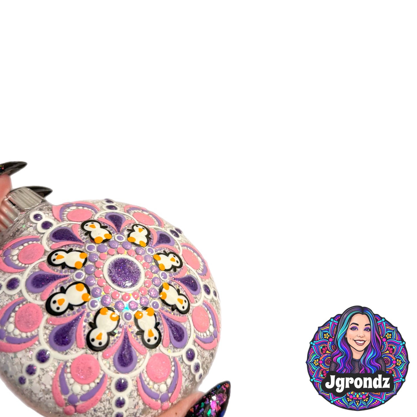 3” Penguin Mandala Ornament