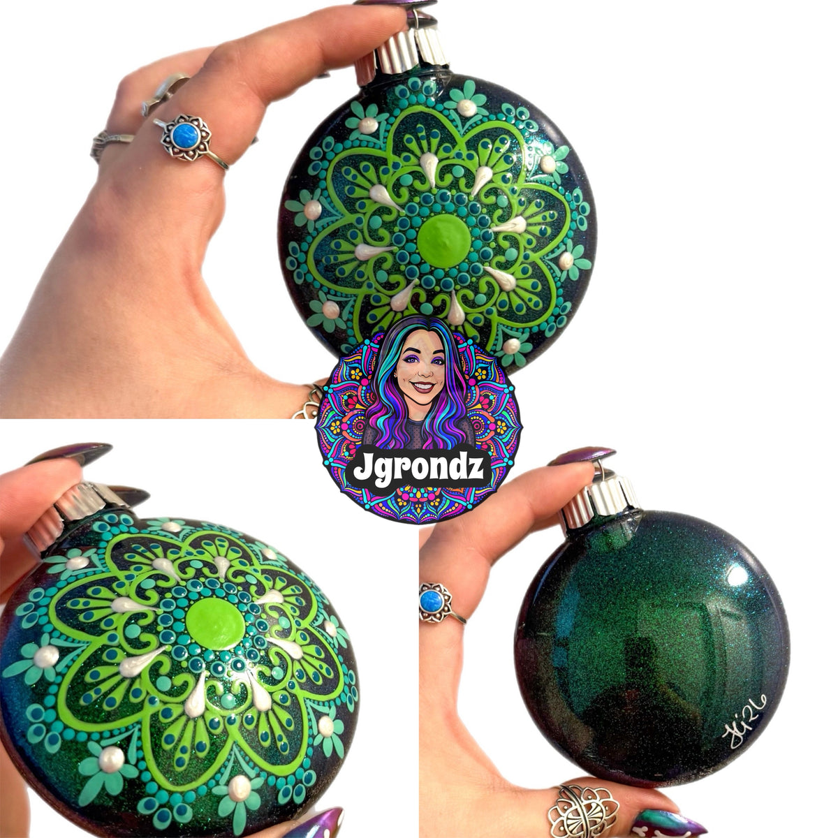 3” Mandala Ornament