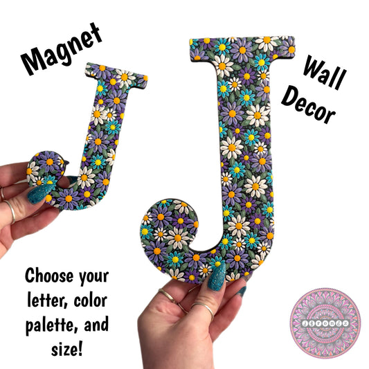 Floral Painted Letters