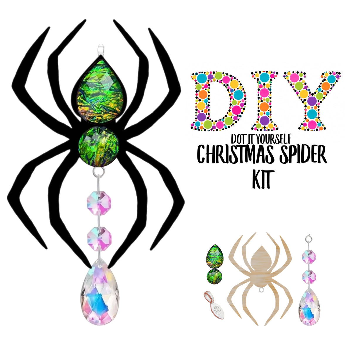 DIY Christmas Spider Kit