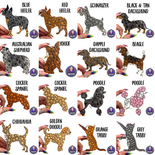 Pet Wooden Shape Ornaments
