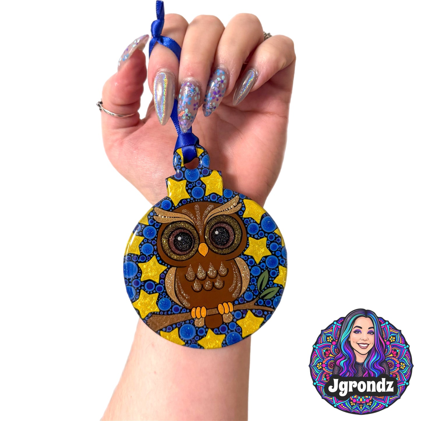 Owl 4” Wood Ornament