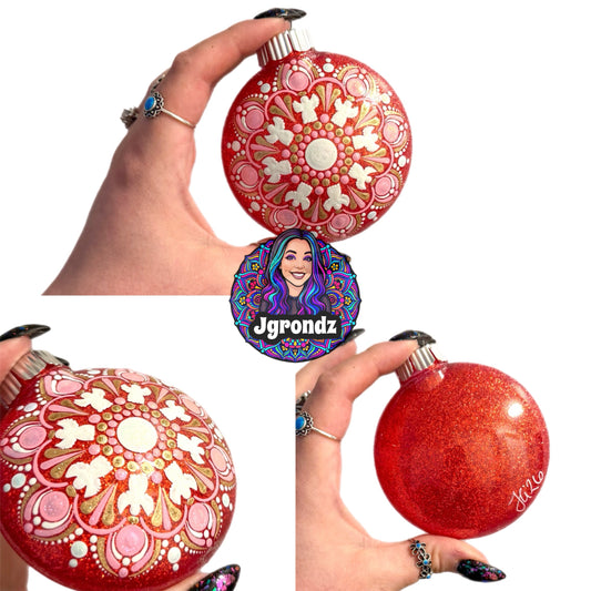 3” Angel Mandala Ornament