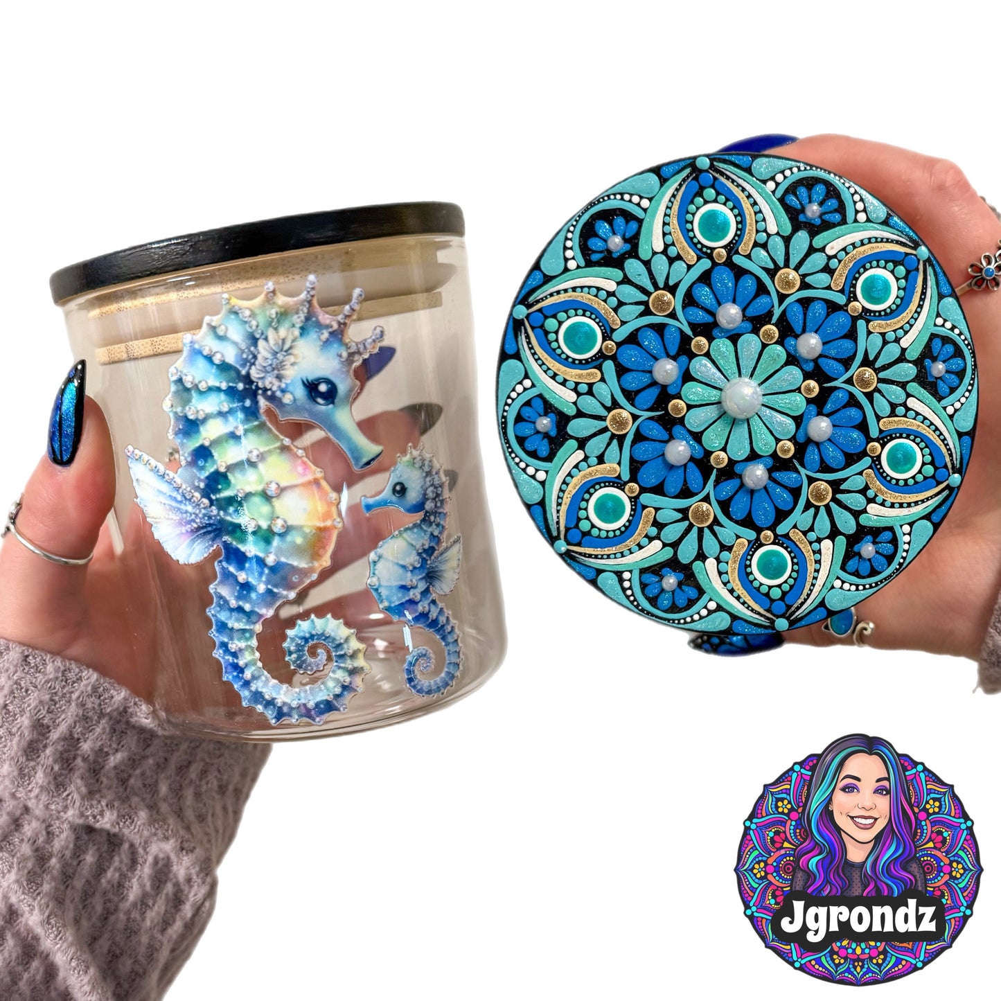 Mandala Stash Jar