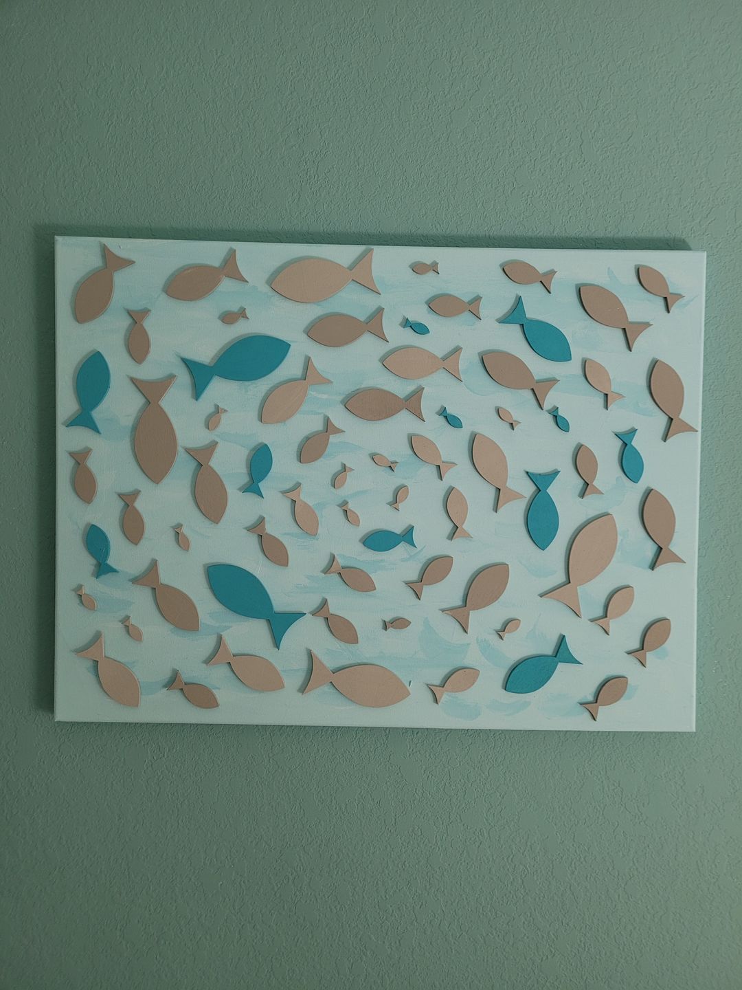 Unfinished Wood Fish Shape Silhouette - Craft- up to 46" DIY