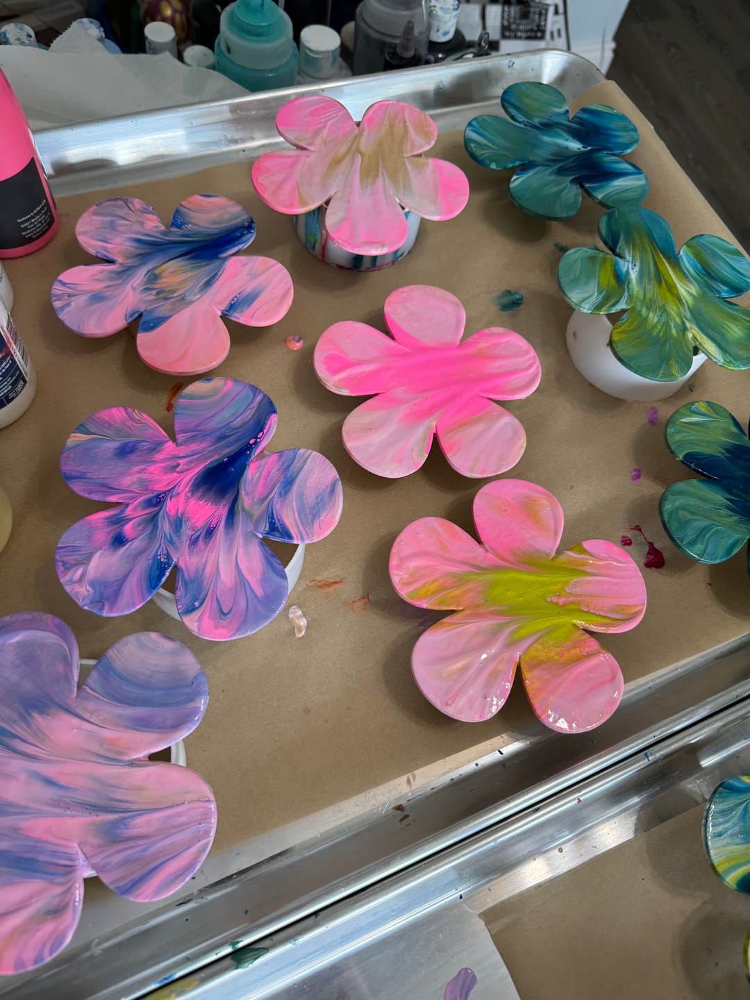 Unfinished Wood Flower Shape - Spring - Craft - up to 46" DIY