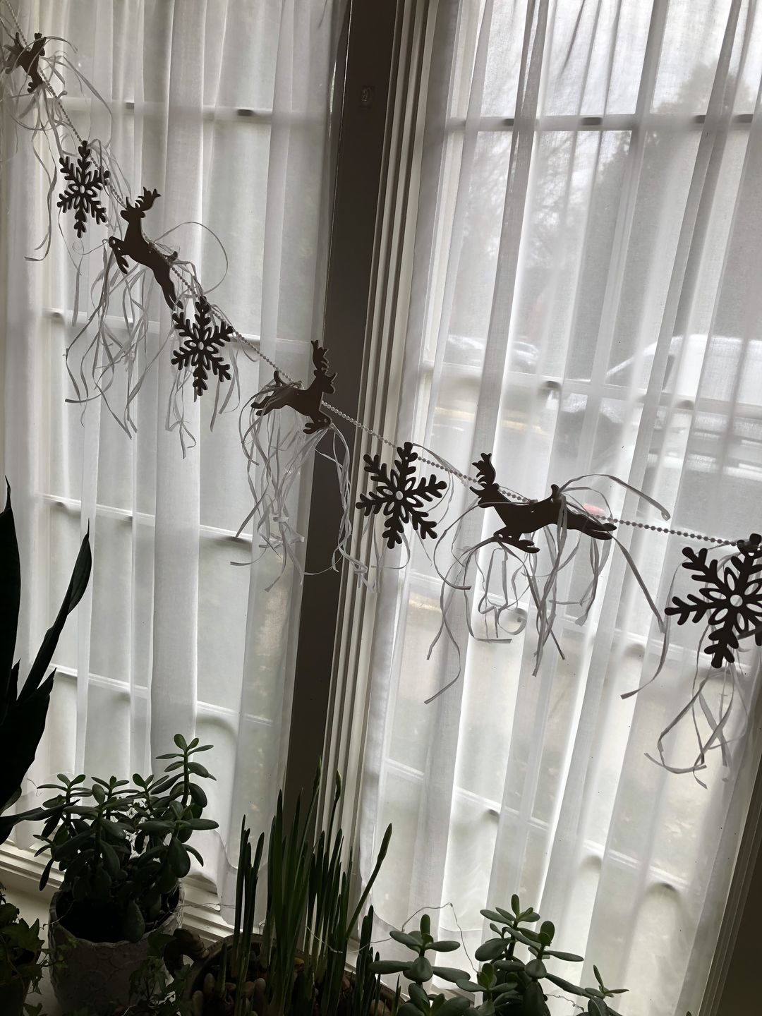 Unfinished Wood Flying Reindeer Shape - Rudolph - Christmas - Ornament - Craft - up to 46" DIY