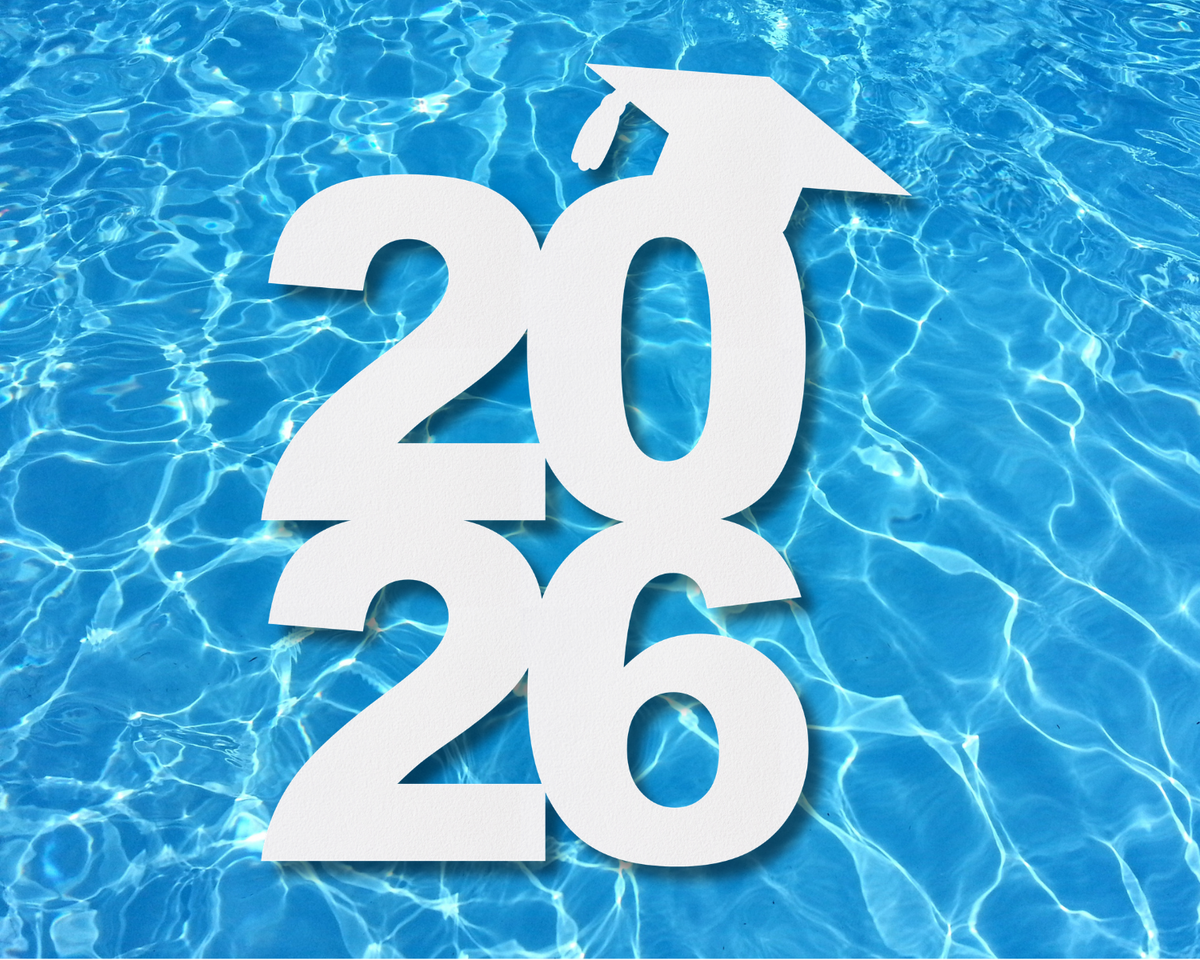 Foam Graduation Symbols & Numbers | Large Foam Cutouts |  2" Thick | up to 46"