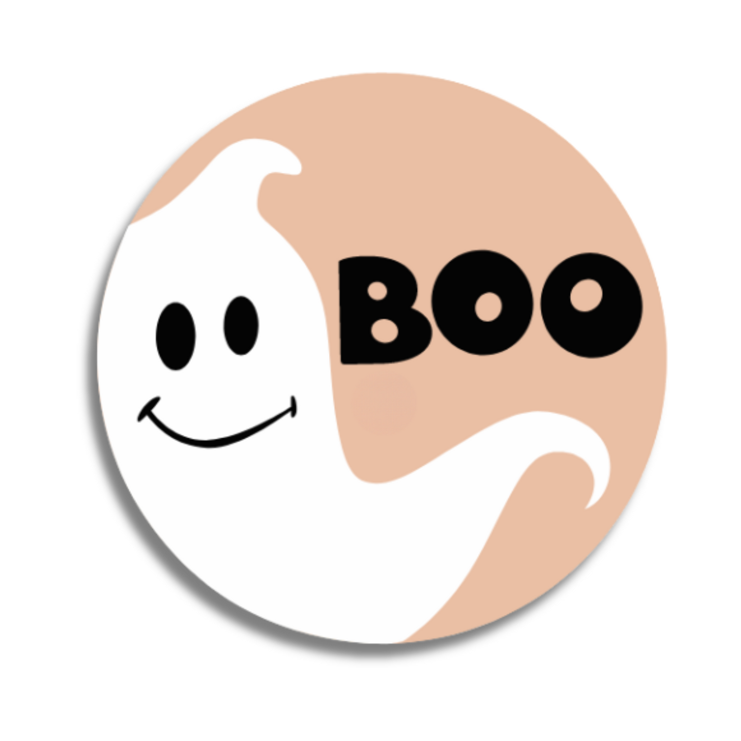 Unfinished Wood Ghost Boo Door Sign Kit | Wood Craft Cutouts | 1/4" Thick |