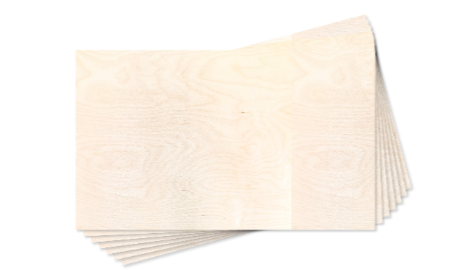 Baltic Birch Sheets - Glowforge Ready - B/BB Premium Wood 1/8" or 1/4" (3mm or 6mm)