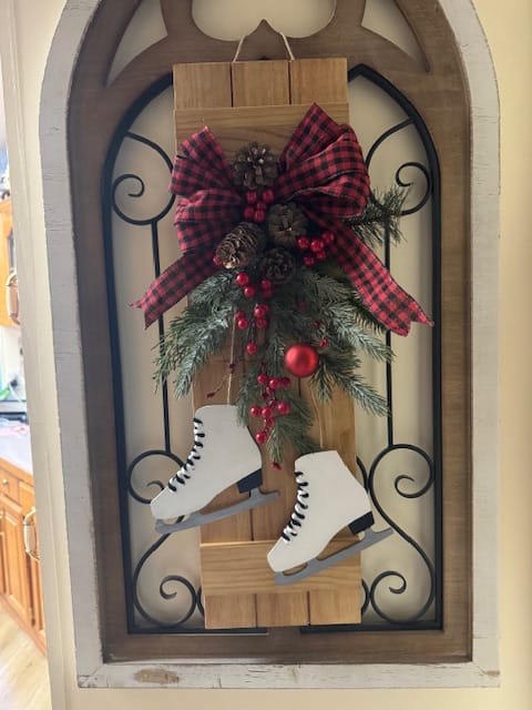 Unfinished Wood Ice Skate Shape - Winter - Craft - up to 46" DIY