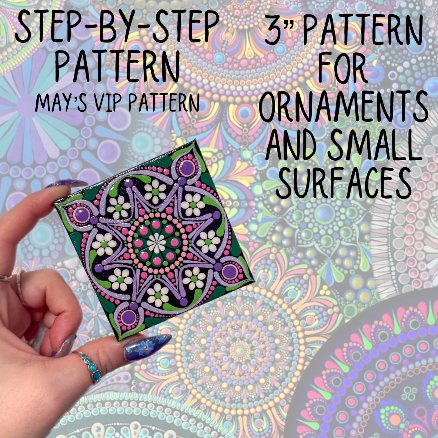 3" Mandala Pattern