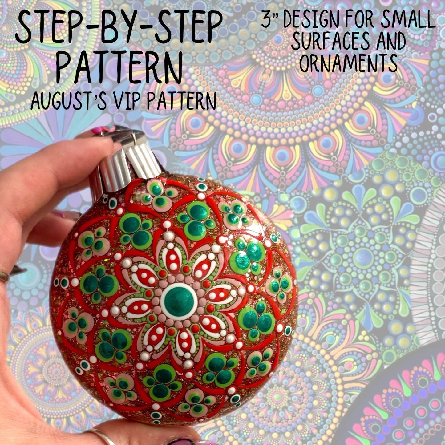 3 inch Mandala Pattern