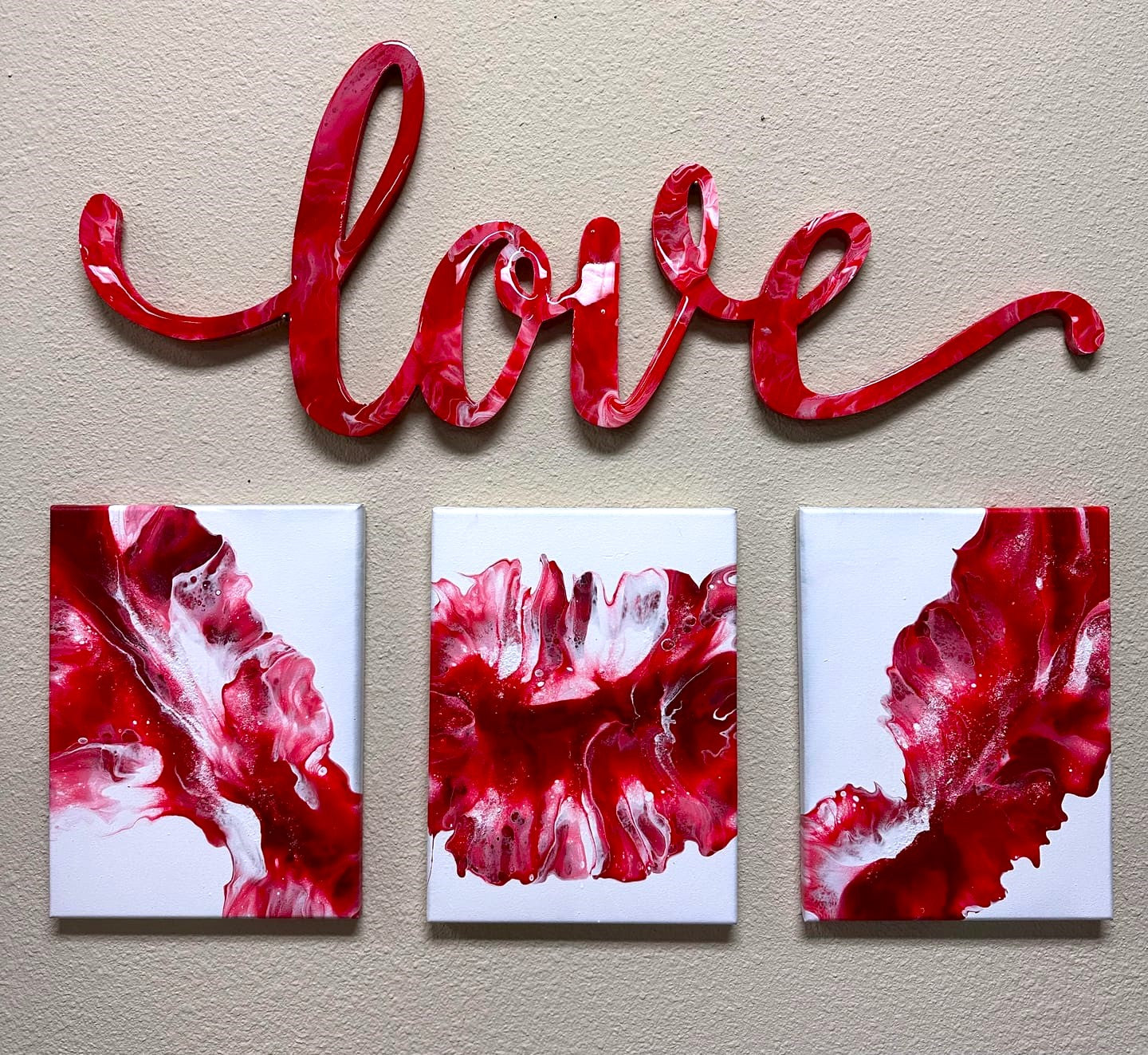 Unfinished Wood Cursive Love Craft | Valentine's Day Wedding DIY | Up to 46"