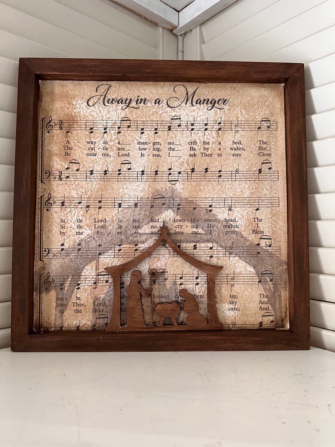 Unfinished Wood Bethlehem Nativity Shape - Christmas - Craft - up to 46" DIY