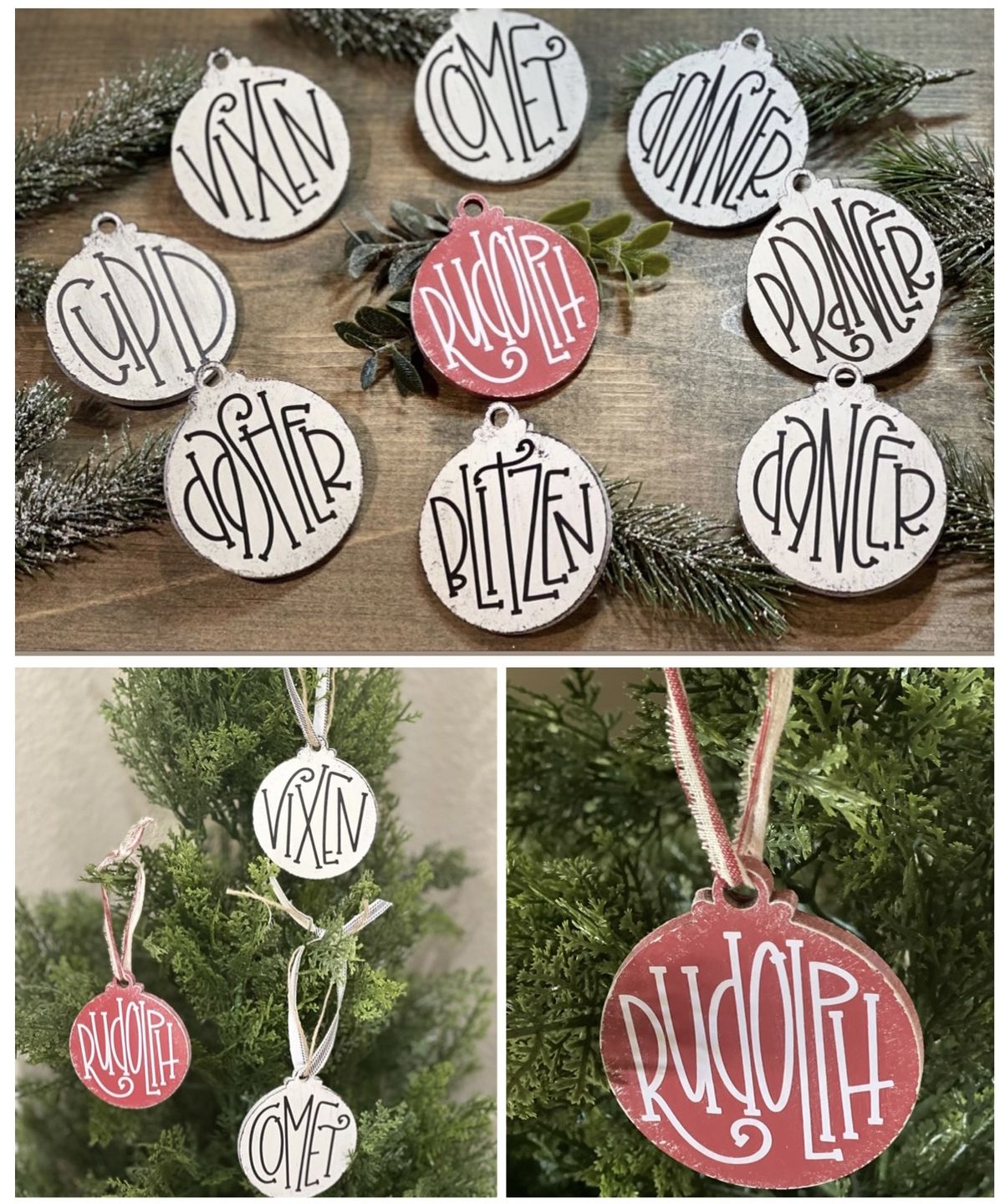 Unfinished Wood Christmas Ornament Shape - Craft - up to 46" DIY