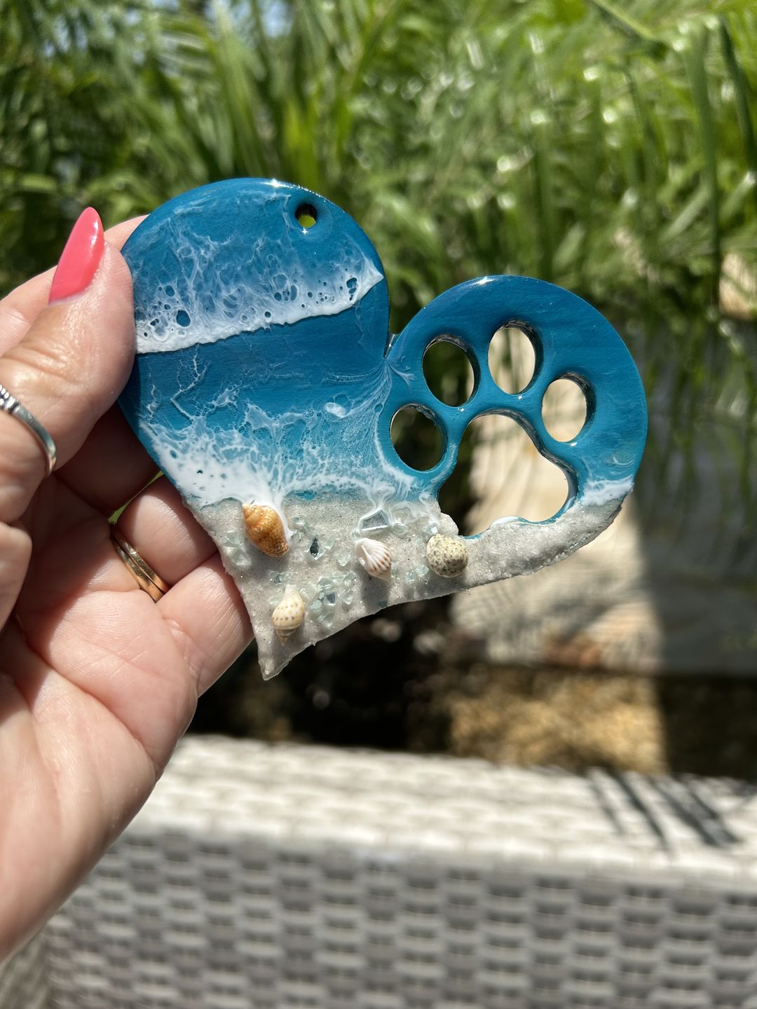 Unfinished Wood Pawprint Heart Shape | Valentine's Day | Pet | DIY Craft Cutout | Up to 46"