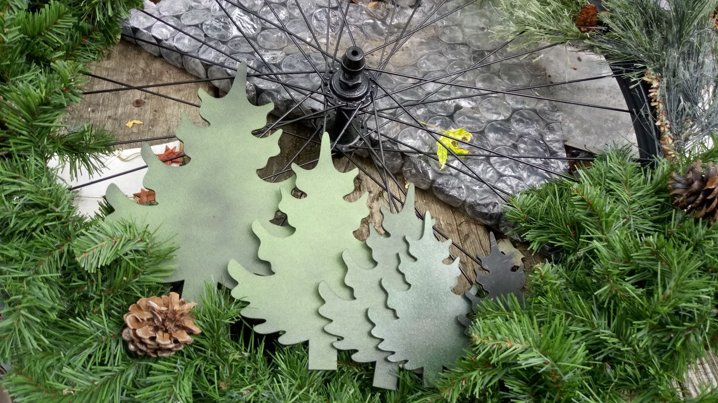 Unfinished Wood Pine Tree Shape - Fall - Winter - Craft - up to 46" DIY