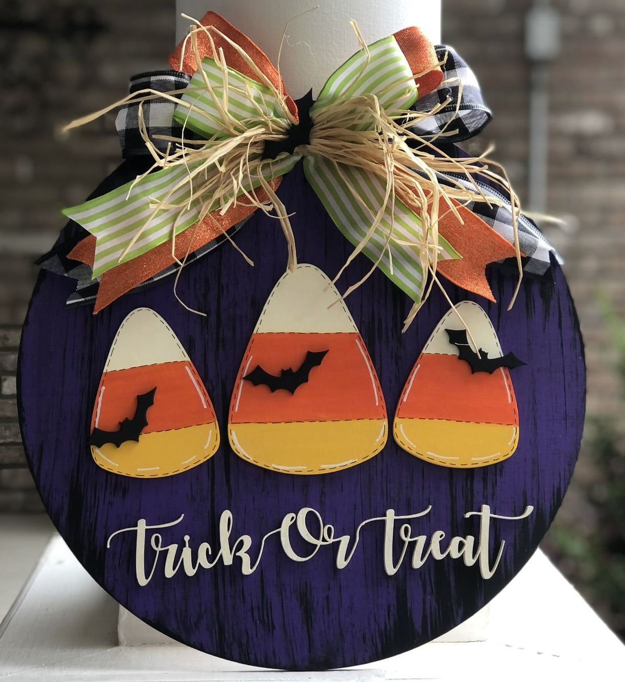 Unfinished Wood Candy Corn Shape - Halloween - Craft - up to 46" DIY