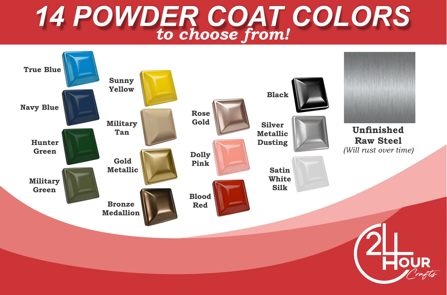 Metal Custom Business Sign | Custom Metal Business Logo Sign | 14 Color Options