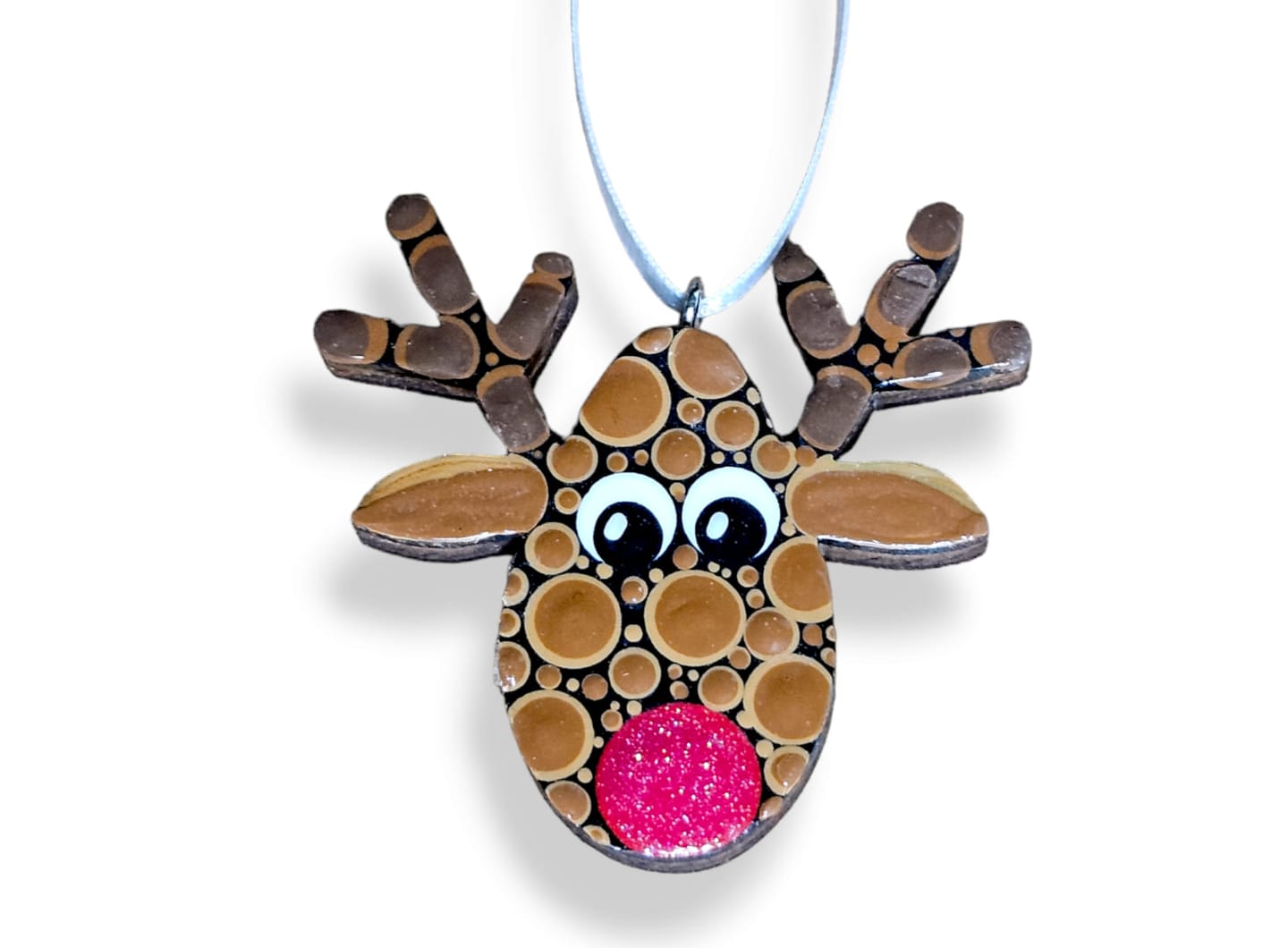 Unfinished Wood Christmas Reindeer Ornament Silhouette - Craft- up to 46" DIY