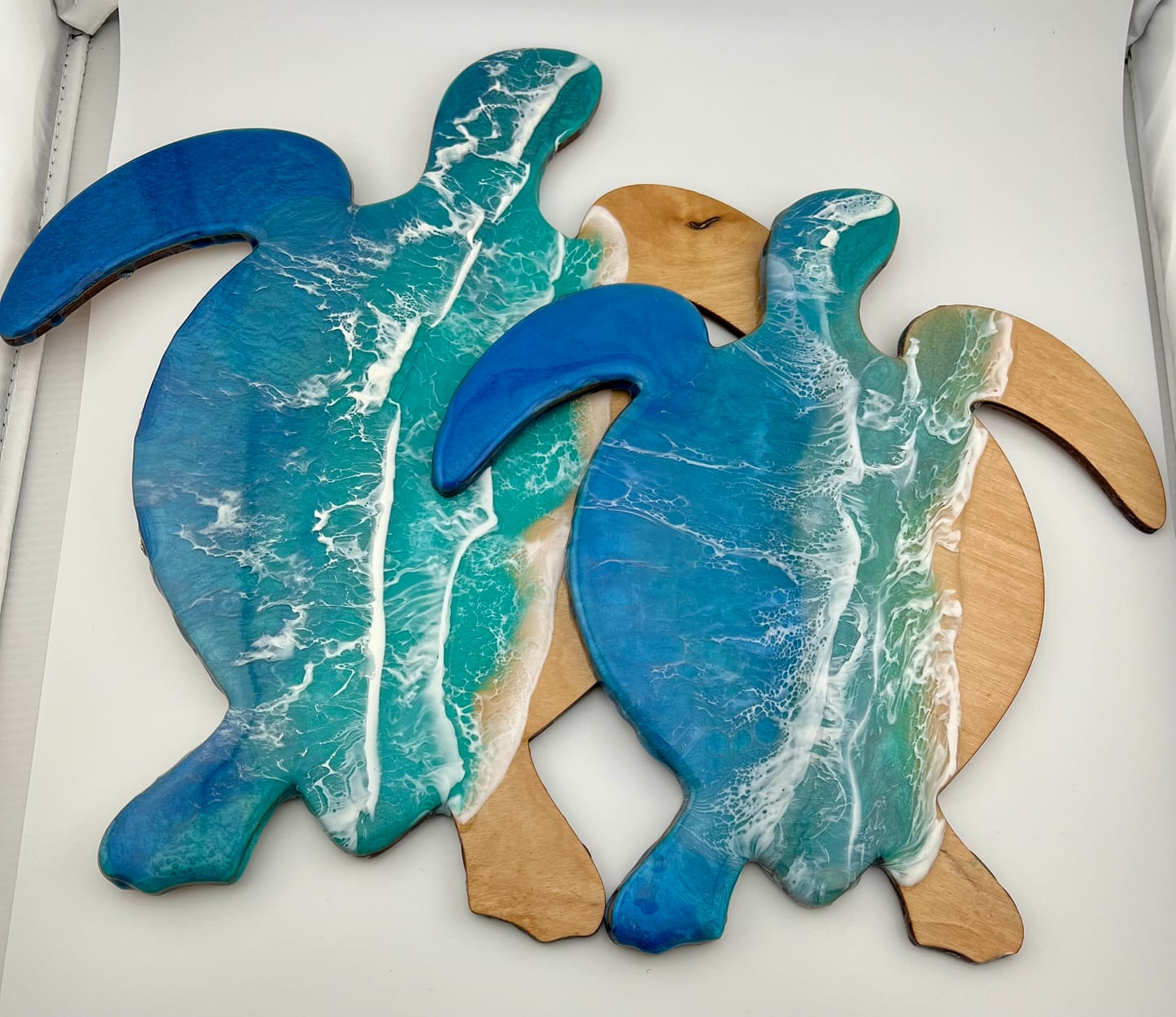 Unfinished Wood Sea Turtle Shape - Ocean - Nursery - Craft - up to 46" DIY