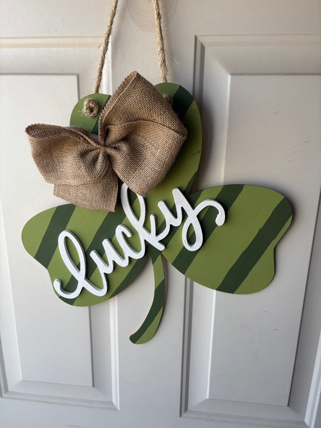 Unfinished Wood Shamrock Shape - St Patrick's - Craft - up to 46" DIY