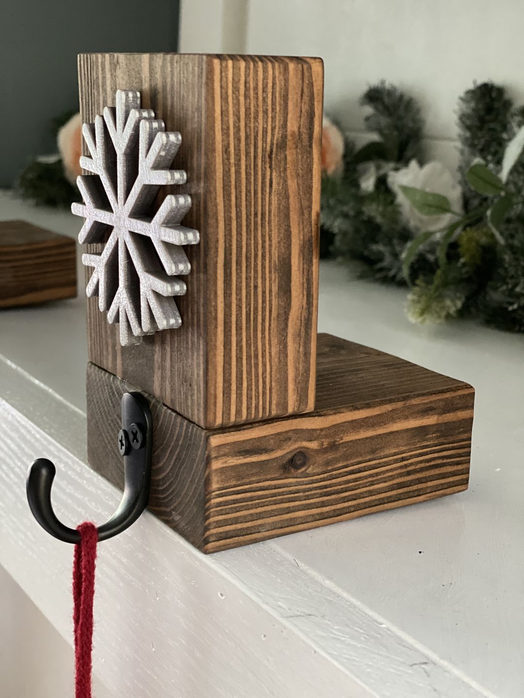 Unfinished Wood Simple Snowflake Shape - Winter Decor - Craft - up to 46" DIY