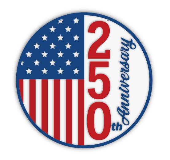 Unfinished Wood 250th Anniversary Door Sign Kit | Wood Craft Cutouts | 1/4" Thick |